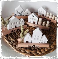 Geschenk-Set Deko Häuser aus Raysin * Formzauber Niedersachsen - Hemmingen Vorschau