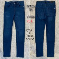 C&A blaue Jeans Gr.34(XS) High Rise Super Skinny Leg Niedersachsen - Schladen Vorschau