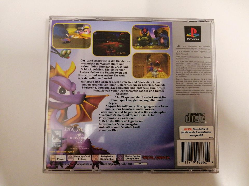 Spyro 2 - Gateway to Glimmer PlayStation 1 PS1 in Stuttgart