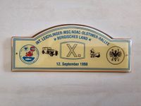 Schild Oldtimer Rallye Youngtimer BMW Porsche VW Opel Fiat Audi Nordrhein-Westfalen - Löhne Vorschau