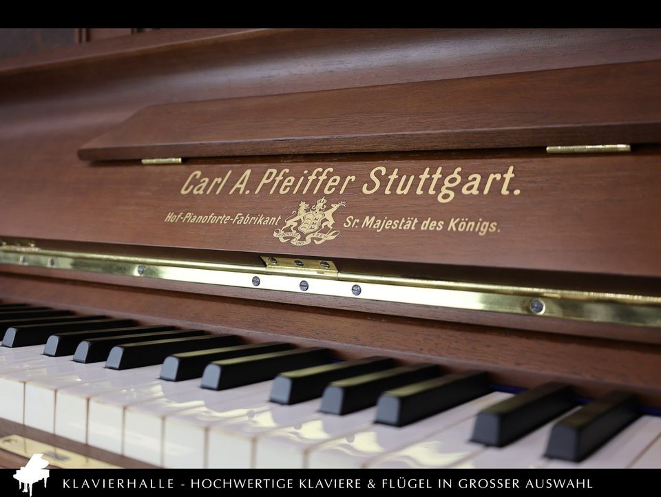 Wunderschönes Pfeiffer Klavier, Wurzelnuss ★ komplett überholt in Altenberge