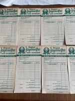 1950er/Rarität 10 Orig Jägermeister Rechnungsblöcke/Kellnerblöcke Berlin - Wilmersdorf Vorschau