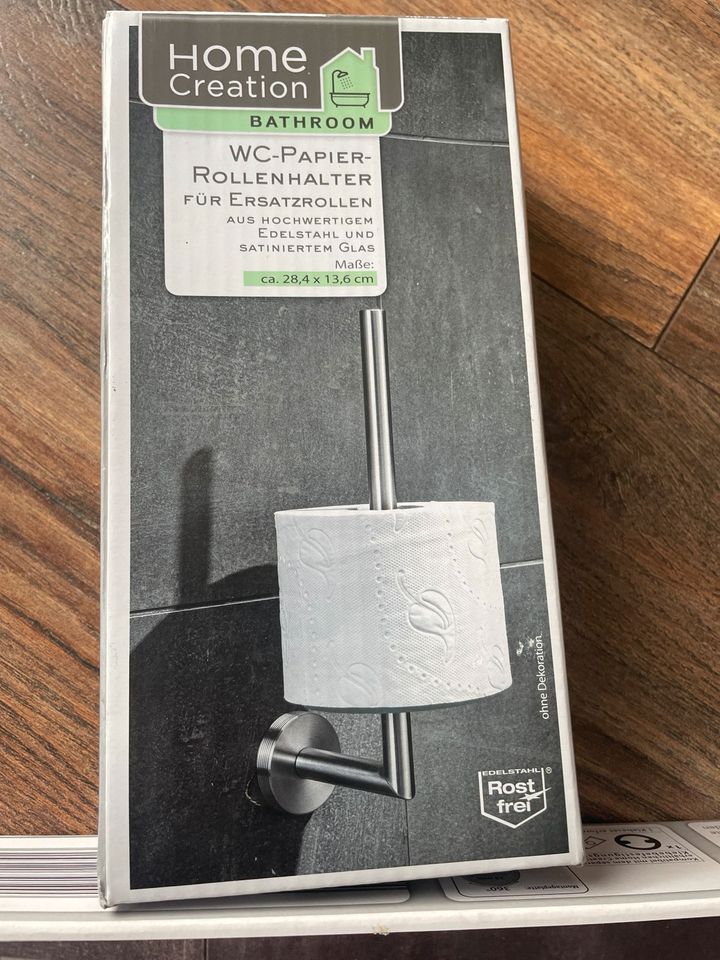 Badezimmer Handtuchhalter & WC Papier- Rollenhalter in Emsbüren
