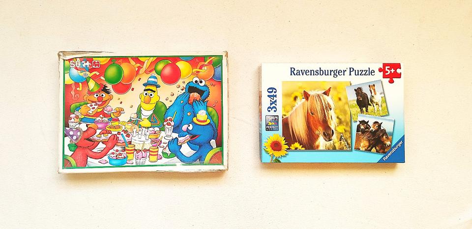 versch.Kinderpuzzle "Ernie & Bert"50Teile+Puzzle"Pferde"3x49Teile in Dresden