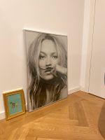 Poster Bild Kate Moss 50x70 70x50 schwarz-weiß Düsseldorf - Düsseltal Vorschau