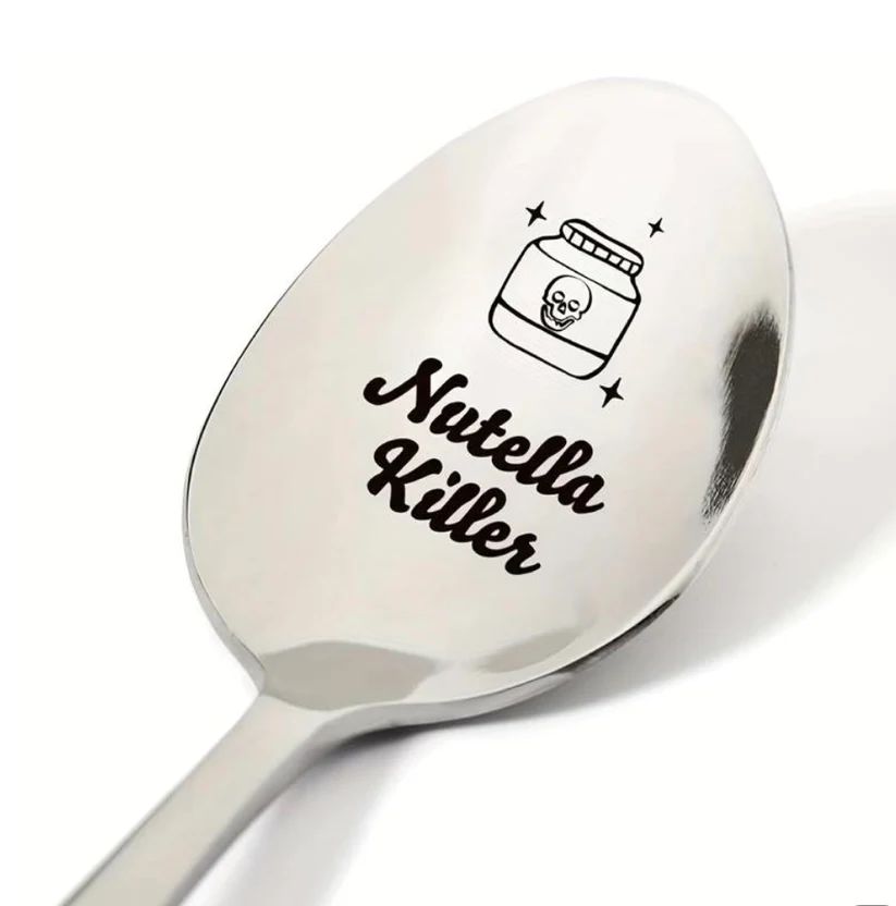 Neues 3er Set "Nutella Killer"Dessert/ Kaffeelöffel mit Gravur in Uchte