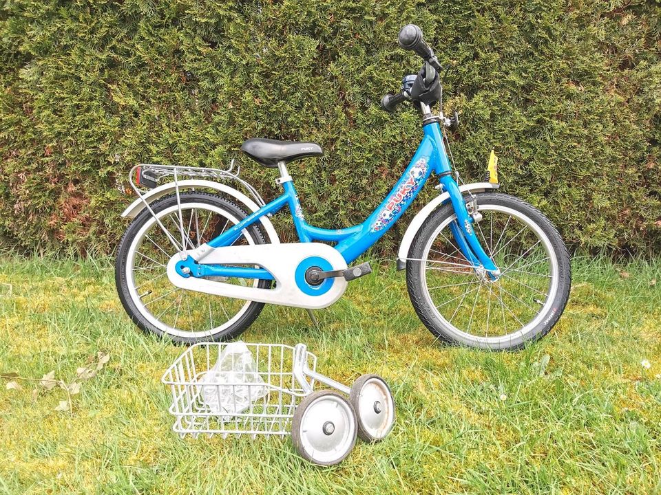 Puky 18 Zoll Kinderfahrrad Alu – Blau Fussball 18“ ZL Kinderrad in Leinburg