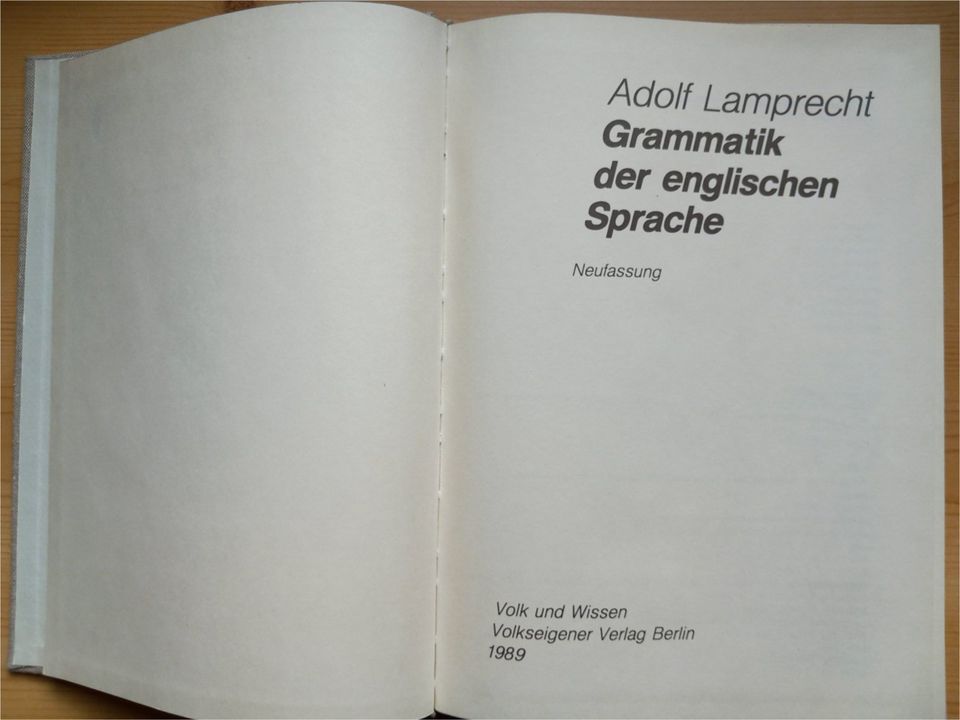 Grammatik der englischen Sprache in Dresden