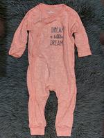 Schlafanzug Topomini 74 Pyjama langatmig rosa Blumen Overall Bayern - Grabenstätt Vorschau