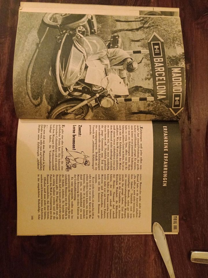 Shell Motorradbuch 1950 er Jahre gut erhalten in Freinsheim