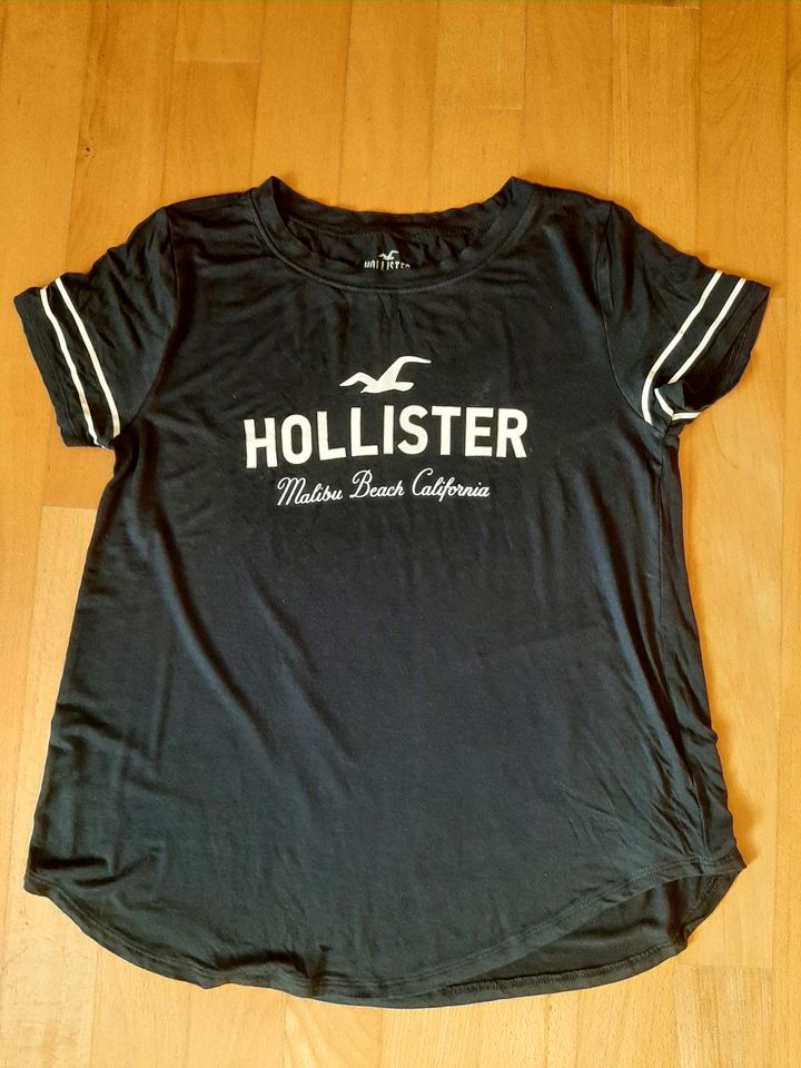 T-Shirt von Hollister Gr. XS dunkelblau in Jevenstedt