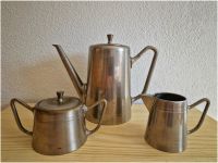 DUNCO Art Deco Kaffeekanne Milchkännchen Zuckerdose silber Baden-Württemberg - Veringenstadt Vorschau