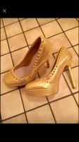 Goldene High Heels in 40 mit 15 cm Absatz Nordrhein-Westfalen - Meschede Vorschau