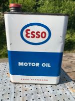 Esso Motor Oil Öldose weiß 60er Deko Moped Scooter Vespa Oldtimer Nordrhein-Westfalen - Korschenbroich Vorschau