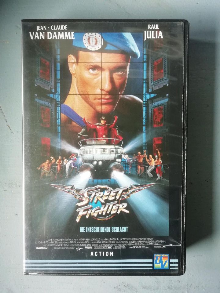 JEAN CLAUDE VAN DAMME STREETFIGHTER VINTAGE VHS VIDEO KASSETTE! in Hamburg