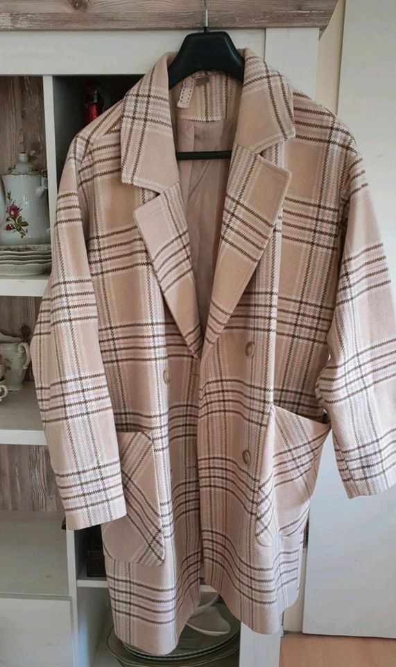 H&M Mantel oversize beige kariert Gr. M/L in Schleswig-Holstein -  Brekendorf | eBay Kleinanzeigen ist jetzt Kleinanzeigen