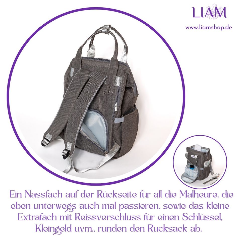 NEU Wickelrucksack Wickeltasche in Suhl