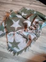 Schal Tuch XL grün grau mit Sternen Thüringen - Greiz Vorschau