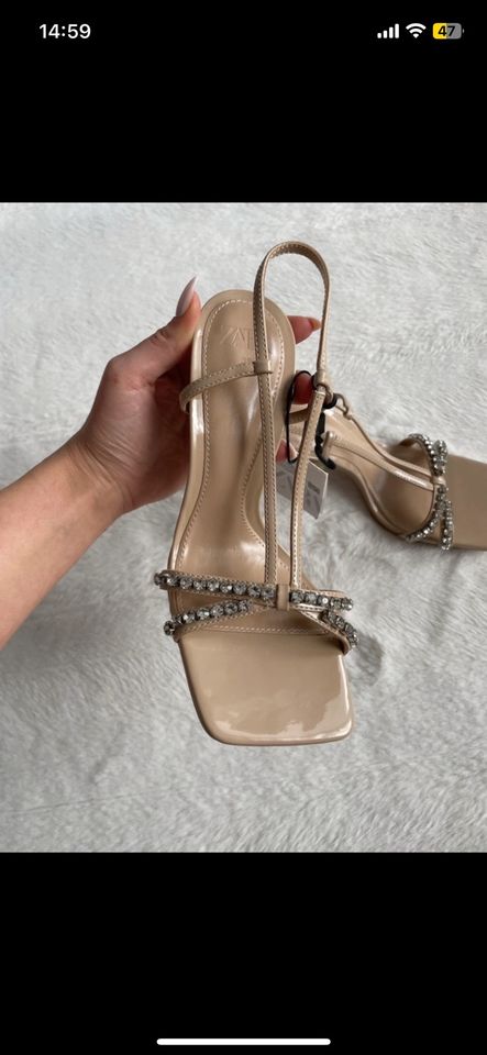 High heels Strass Steine Zara in Wesel