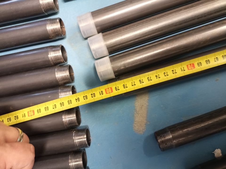 Konvulut Rohrdoppelnippel 1/2" Zoll 13,20,25,30,80,90,100cm neu in Rödermark