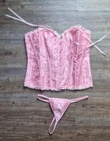 Sexy Damen Corsage Korsett XL NEU rosa Spitze mit String Bonn - Niederholtorf Vorschau