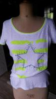 weiß-buntes T-Shirt, Marke "Comma" Saarland - Saarwellingen Vorschau