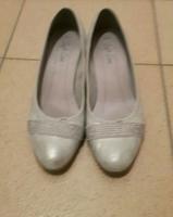 Jana ❤ Shoes ❤ Softline ❤ Gr 38 H Schuhe Pumps  Damen Silber Gold Bayern - Ostheim Vorschau
