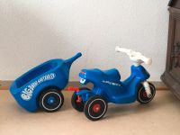 BIG Bobby Scooter mit Hänger blau Hessen - Fulda Vorschau