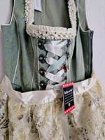 Dirndl mit Pailletten-Schürze Gr. 38 Rauchgrün Floral Pankow - Weissensee Vorschau