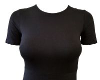 Sexy Damen Basic Skater Long Kleid T-Shirt - Kleid Schwarz GR: S Leipzig - Holzhausen Vorschau