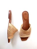 Massimo Dutti Schlappen Gr. 41 Slides Mules Bast Stroh Stuttgart - Stuttgart-West Vorschau