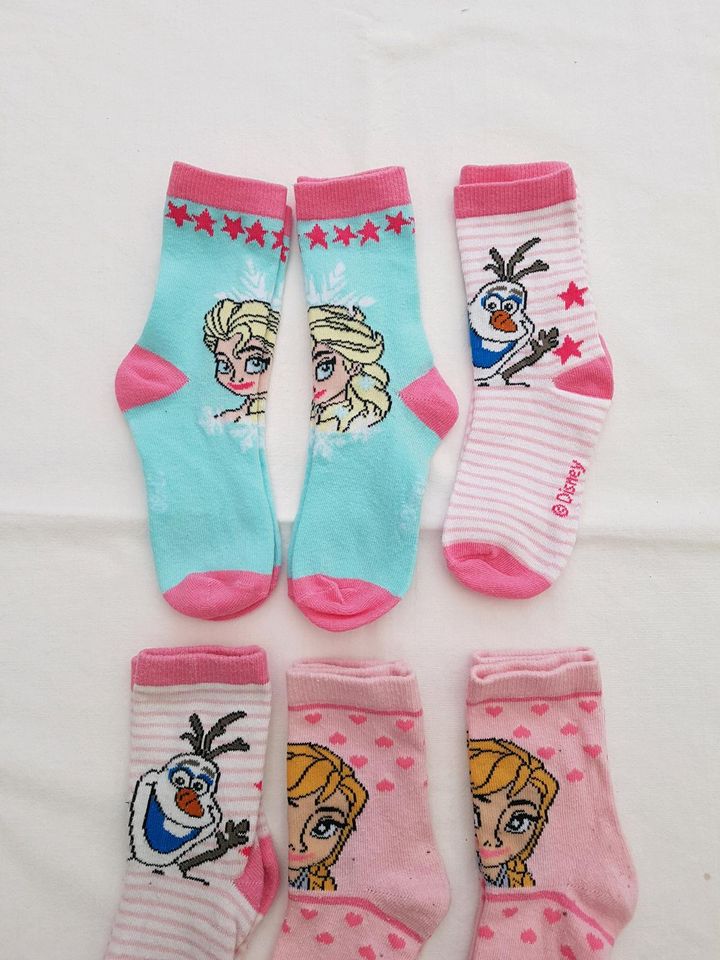 Mädchensocken Anna,Elsa und Olaf Disney gr.27/30 in Nauen