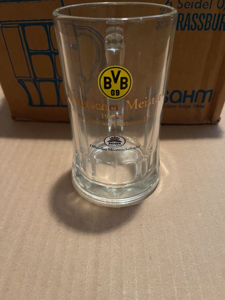 BVB 09 Borussia Dortmund 09 Kronen Biergläser Bierkrug in Soest