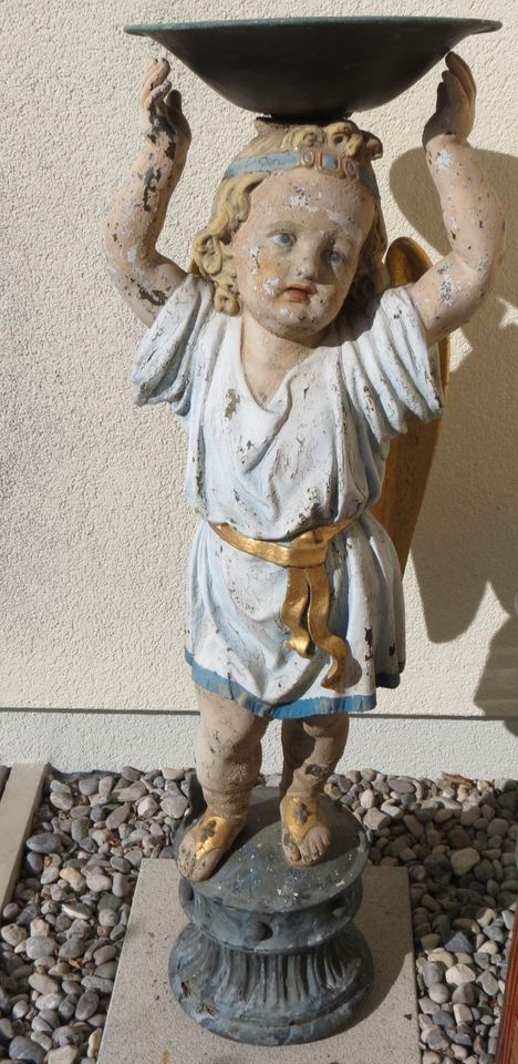 Engel Figur Skulptur für Haus oder Garten aus Metallguß in Penzberg