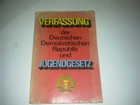 Verfassung der Deutschen Demokratischen Republik und Jugendgesetz Schwarzatal - Meuselbach Vorschau