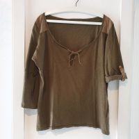 Damen 3/4-Arm T-Shirt, 44/46, 3suisses, oliv Nordrhein-Westfalen - Erftstadt Vorschau