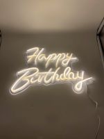 NEU XXL Happy Birthday Geburtstag Neon Schild Party Niedersachsen - Soltau Vorschau