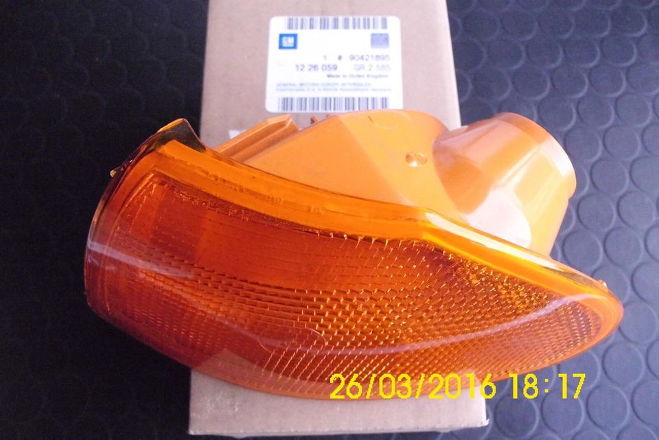 1 Org. Frontblinker links orange OPEL Astra F/CC/Caravan *NEU* in Frechen