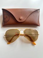 Rayban Aviator Sonnebrille Gelb Gold Kinder modisch München - Bogenhausen Vorschau