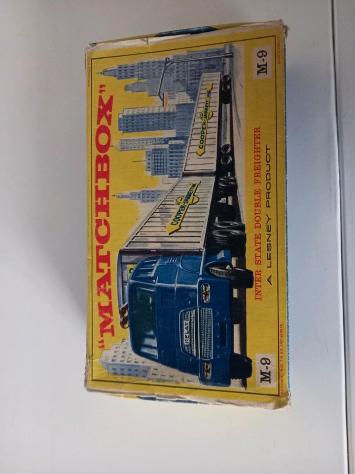 Matchbox M-9 inter state double freighter in OVP in Runkel
