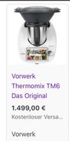 Thermomix TM6 inkl. Zubehörteile und 2. Mixtopf Niedersachsen - Langenhagen Vorschau