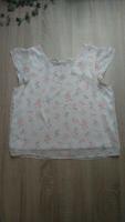Bluse geblümt Blumenmuster Top Flügelärmel S 36 weiß orange lila Kr. Passau - Passau Vorschau