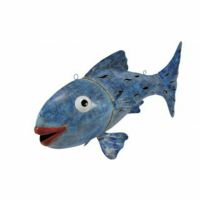 Fisch blau Deko Metall Maritim 110 cm FREI HAUS Nordrhein-Westfalen - Herten Vorschau