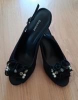 NEU! Pumps Peeptoe Absatzschuh schwarz Gr39 Sachsen - Wilsdruff Vorschau