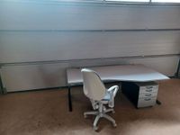 großer Bürotisch, Rollcontainer + Schreibtischstuhl Bayern - Velburg Vorschau