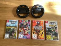 Nintendo Paket Lenkräder + 4 Spiele Mariokart 8 Deluxe Baden-Württemberg - Dettenhausen Vorschau