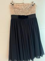 Cocktail Kleid / Partykleid schwarz mit beige Harburg - Hamburg Heimfeld Vorschau