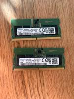 Samsung Laptop Arbeitsspeicher DDR5 2x 8 gb 5200 Bayern - Gauting Vorschau