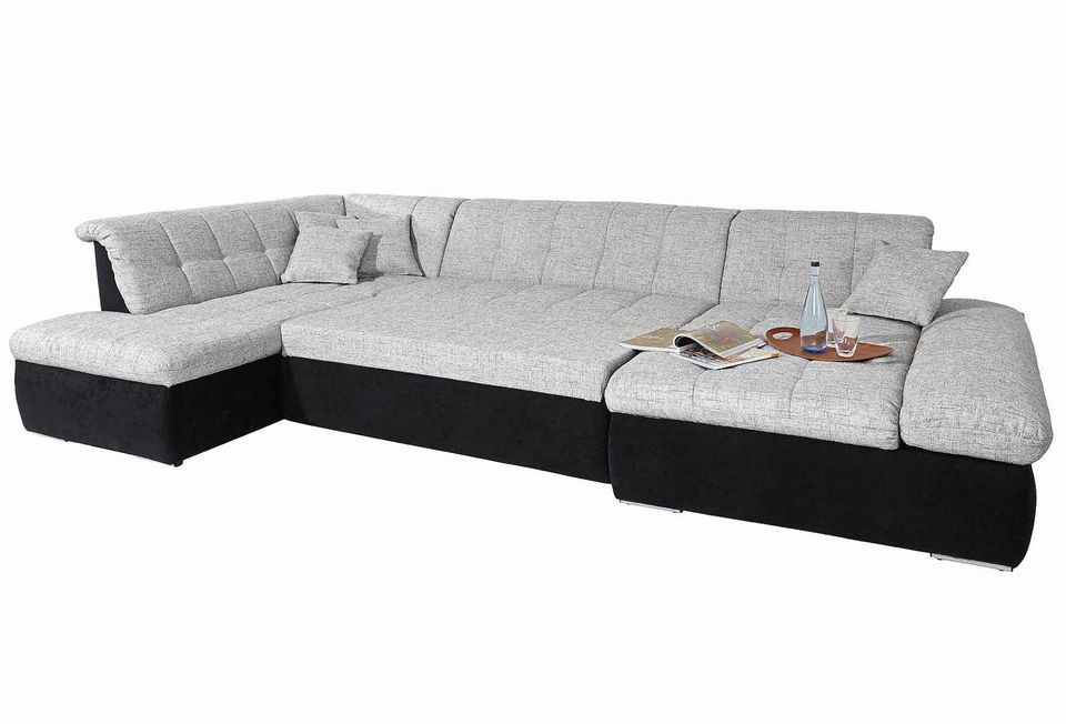 NEU! Wohnlandschaft Moric ! Sofa Bett + Armteilverstellung in Löhne