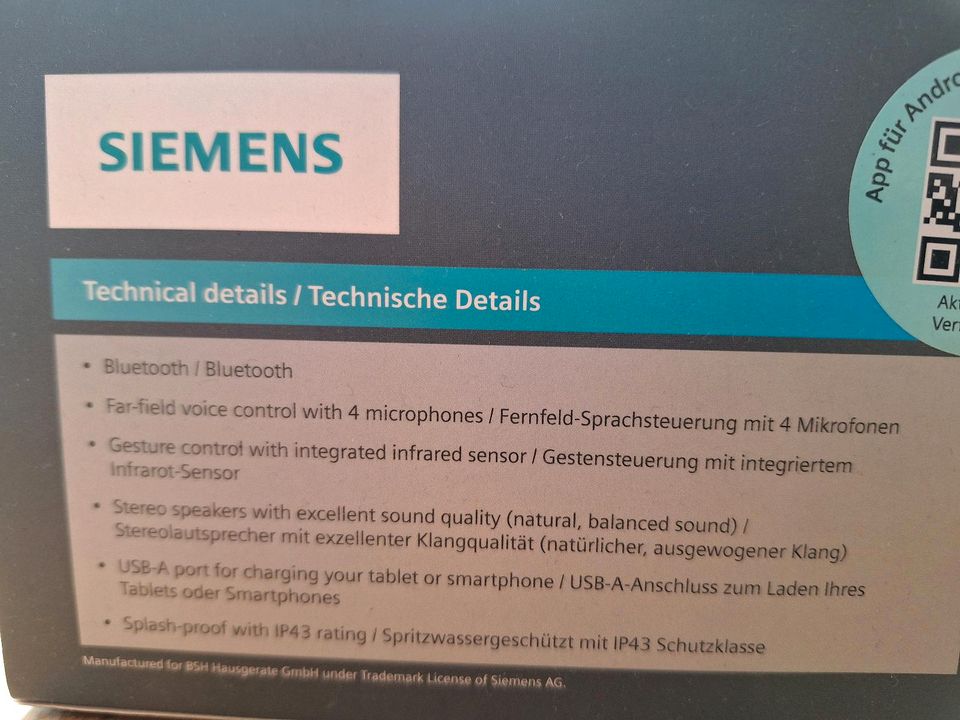 NEU Siemens Smart Kitchen Dock in OVP in Weinheim